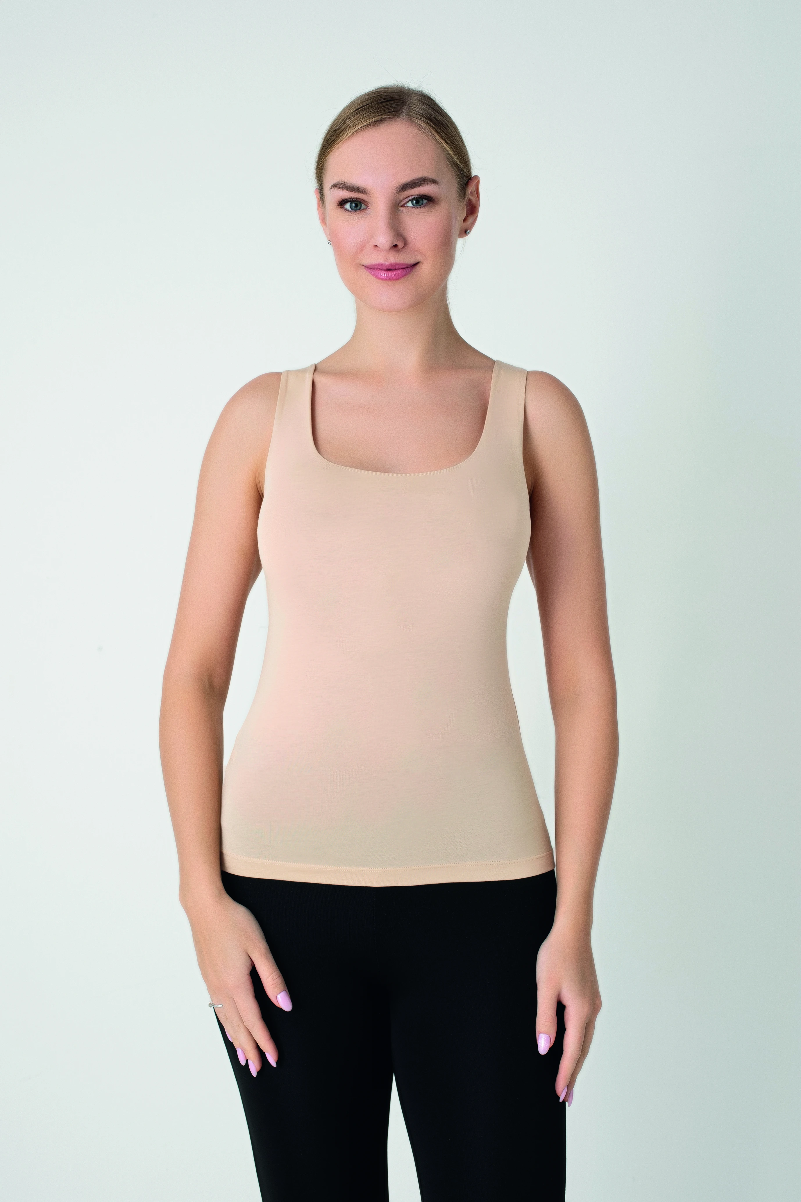 Kadın Modal Geniş Askılı Tulum Atlet C801-033