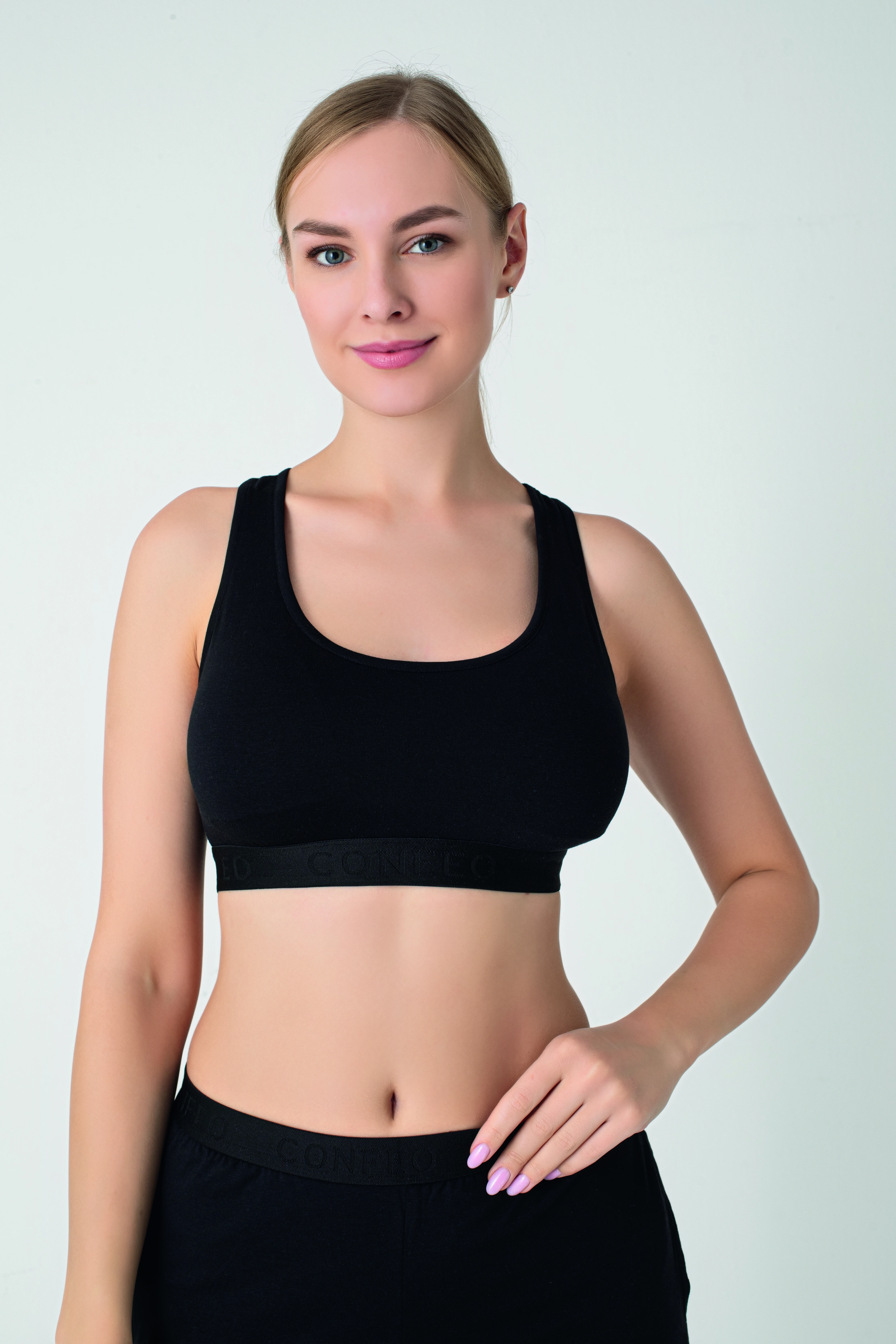 Kadın Modal Yüzücü Crop C801-032