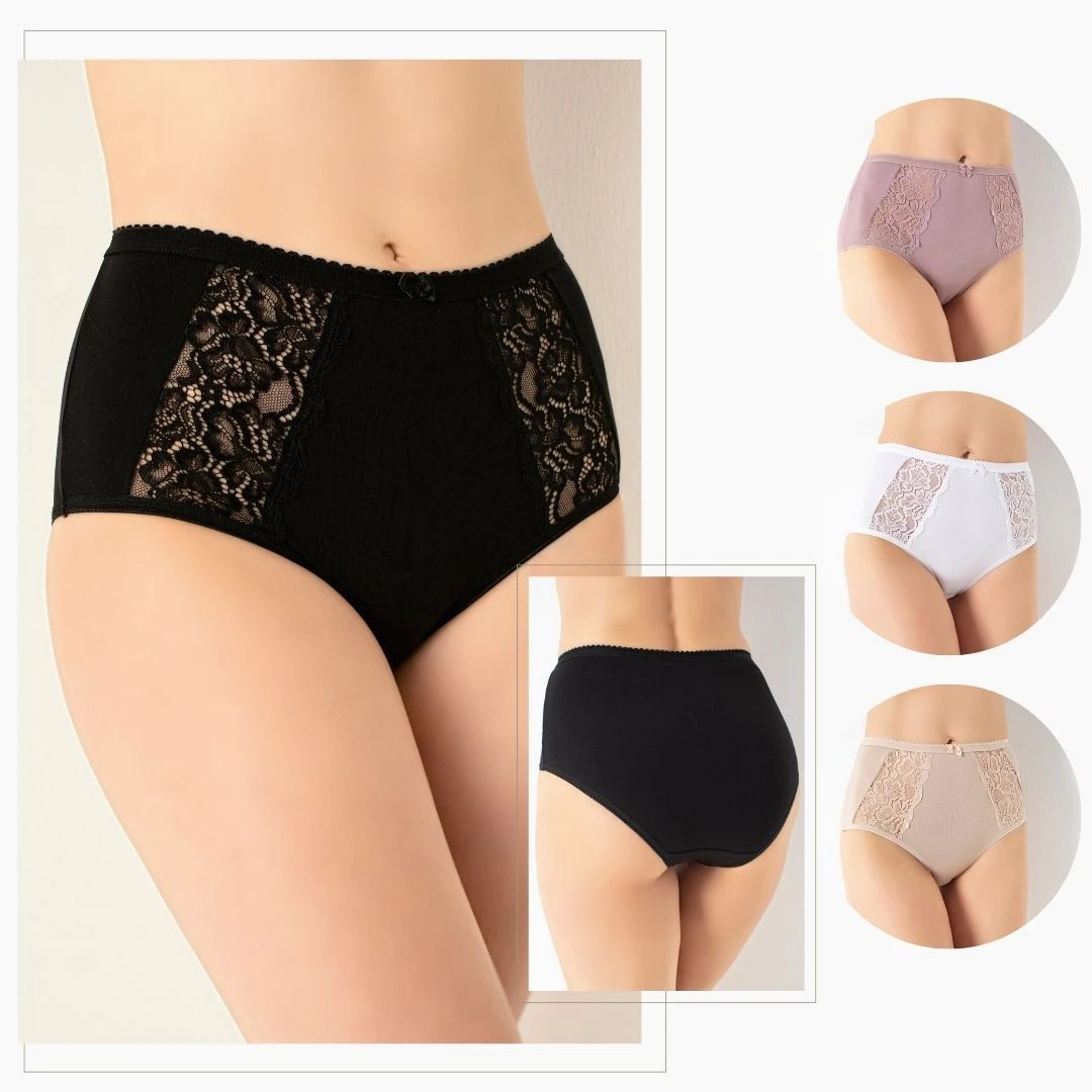 Kadın Dantelli Bato 4'Lü Paket C804-009