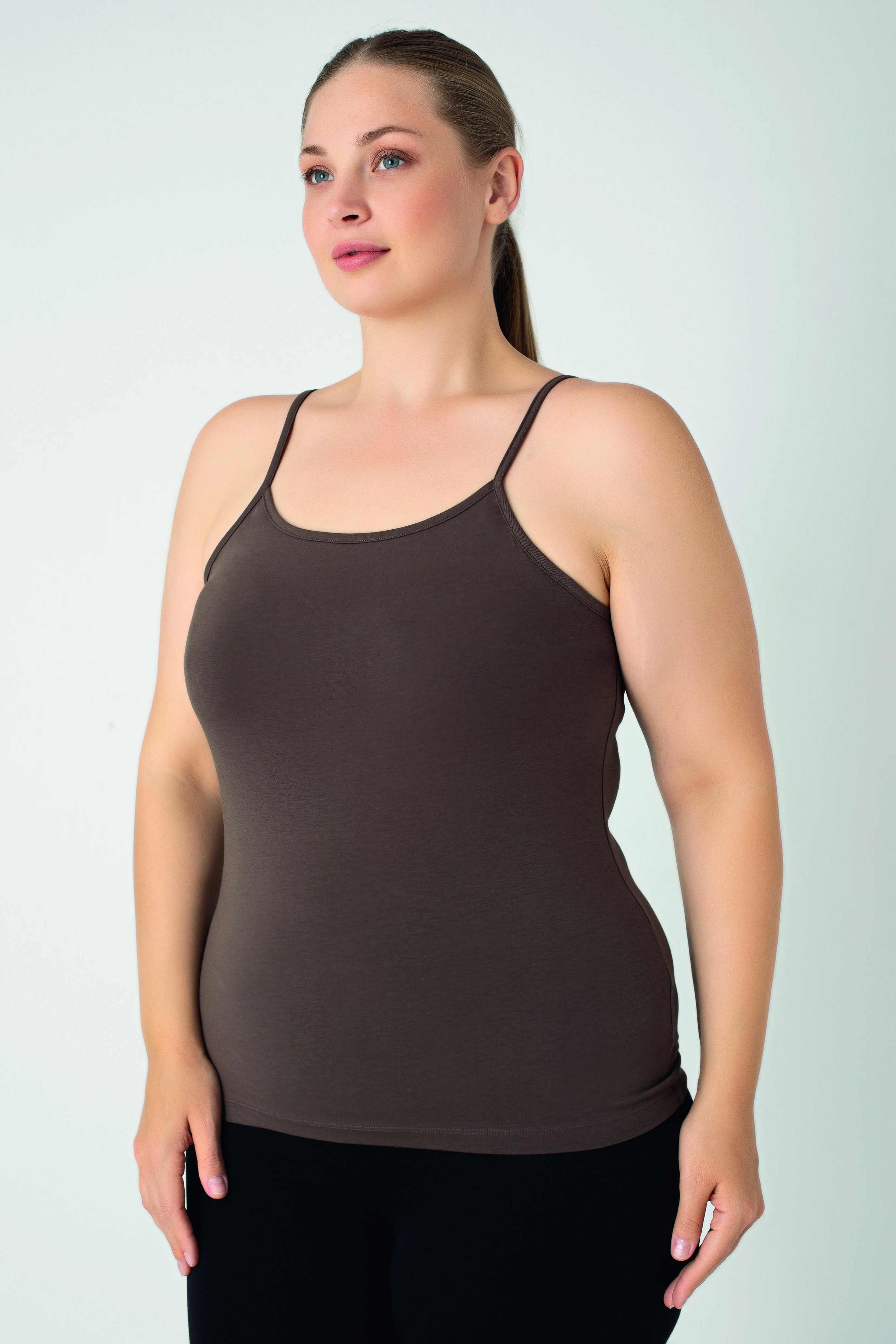 Kadın Battal Modal İp Askılı Atlet C801-026