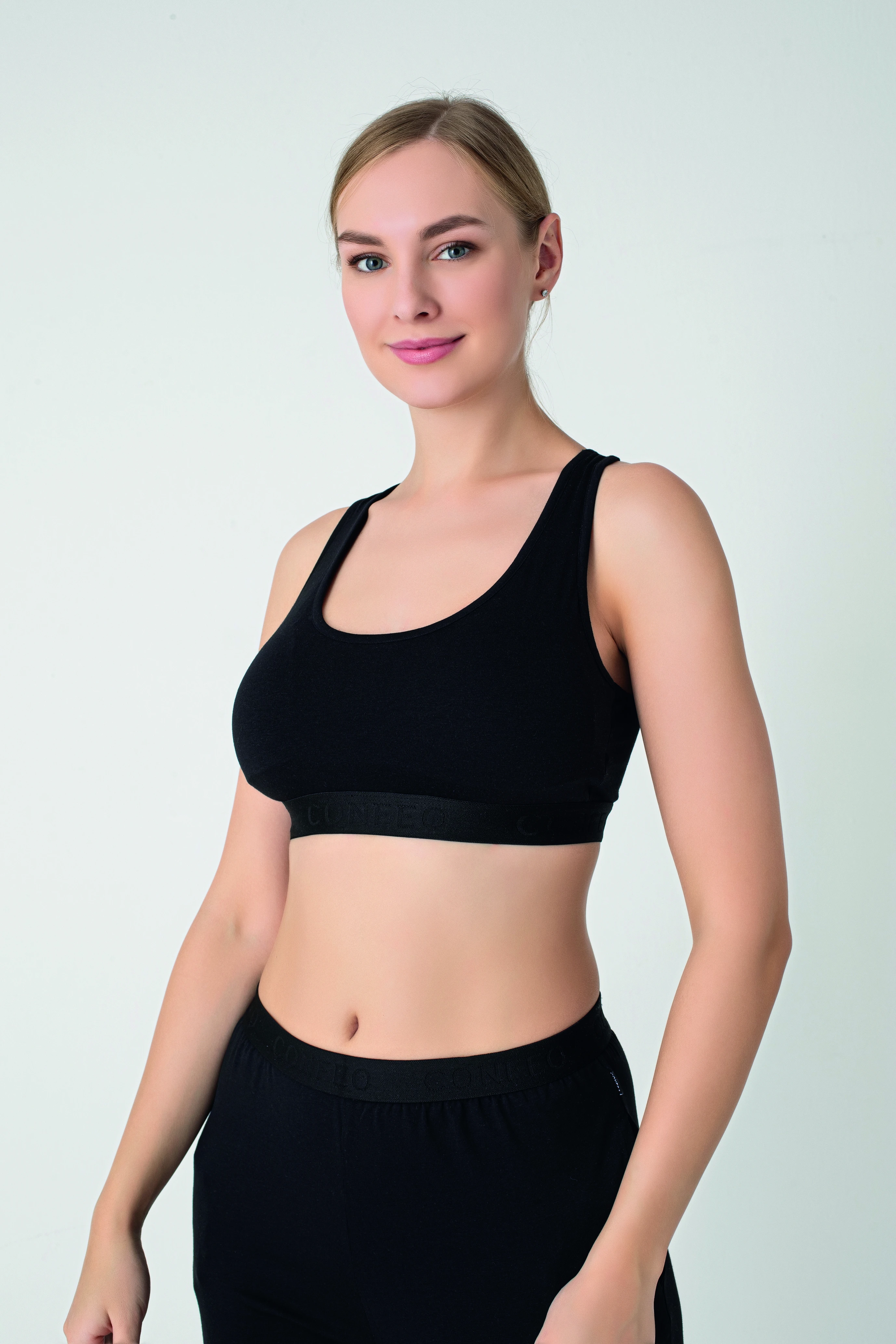 Kadın Modal Yüzücü Crop C801-032