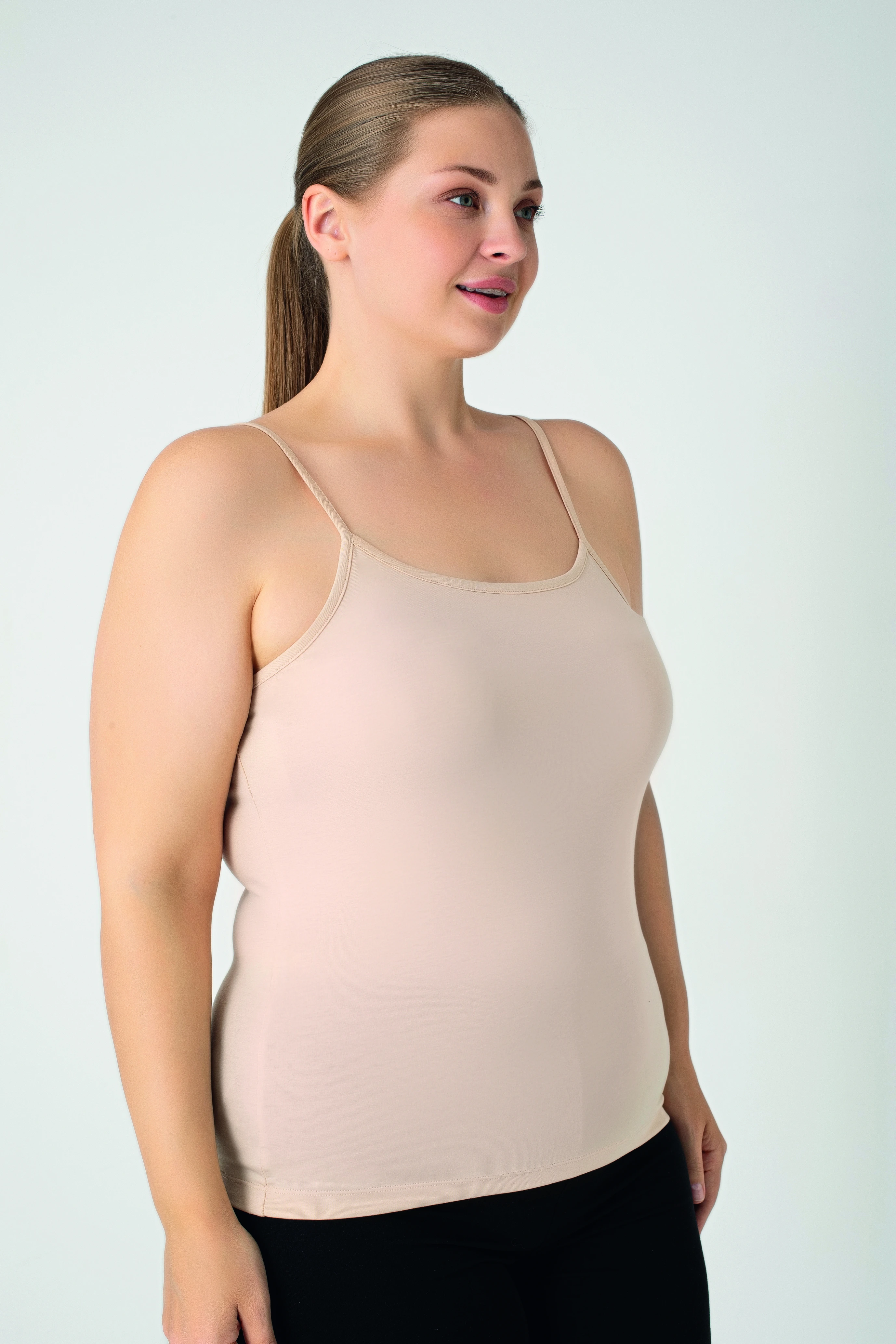 Kadın Battal Modal İp Askılı Atlet C801-026