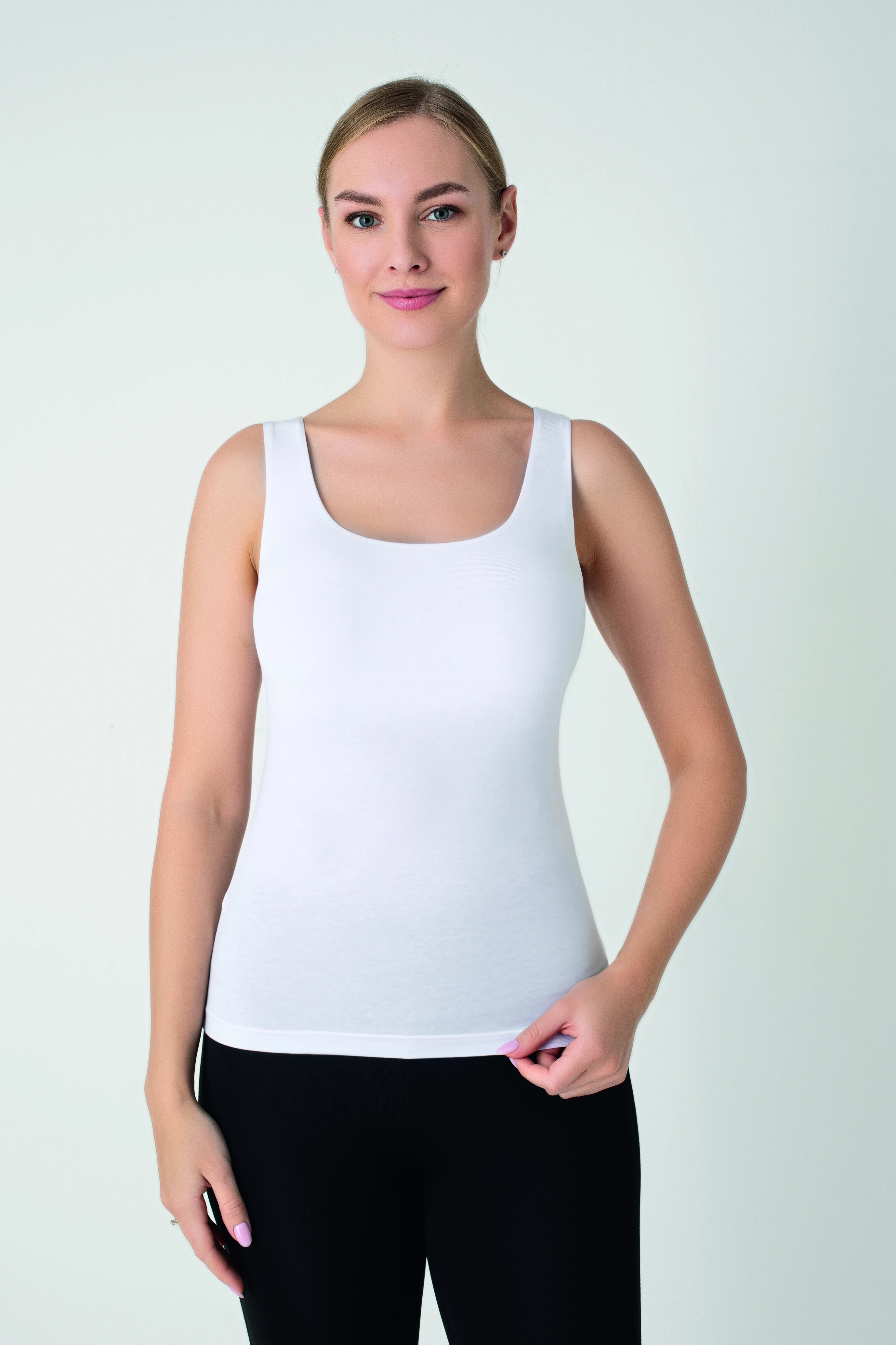 Kadın Modal Geniş Askılı Tulum Atlet C801-033