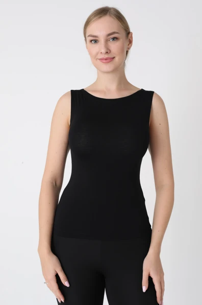 Kadın Modal Kayık Yaka Body C801-029