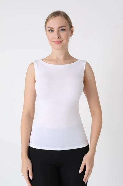 Kadın Modal Kayık Yaka Body C801-029