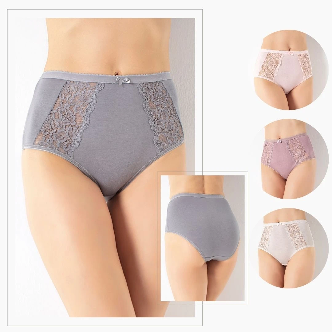 Kadın Dantelli Bato 4'Lü Paket C804-009